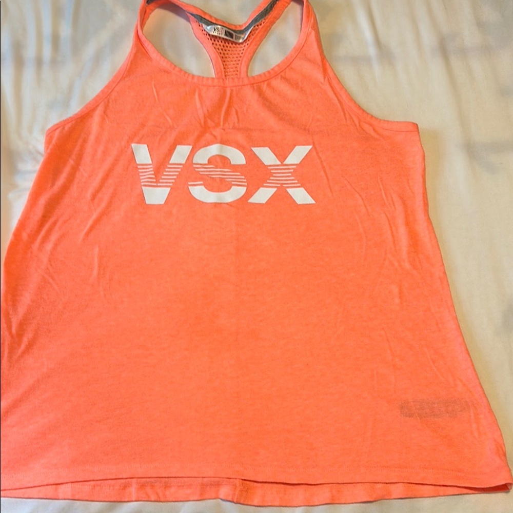 Women’s VSX Racerback Tank Top Sleeveless Relaxed Size Large